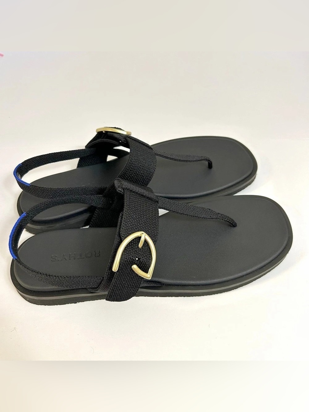 Rothy's The Buckle Sandal Black Sandals US 10.5